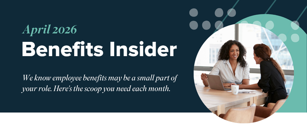 Benefits Insider 2026 - April Email Header